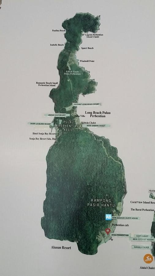 Perhentian Ab Guest House Kampong Pasir Hantu エクステリア 写真